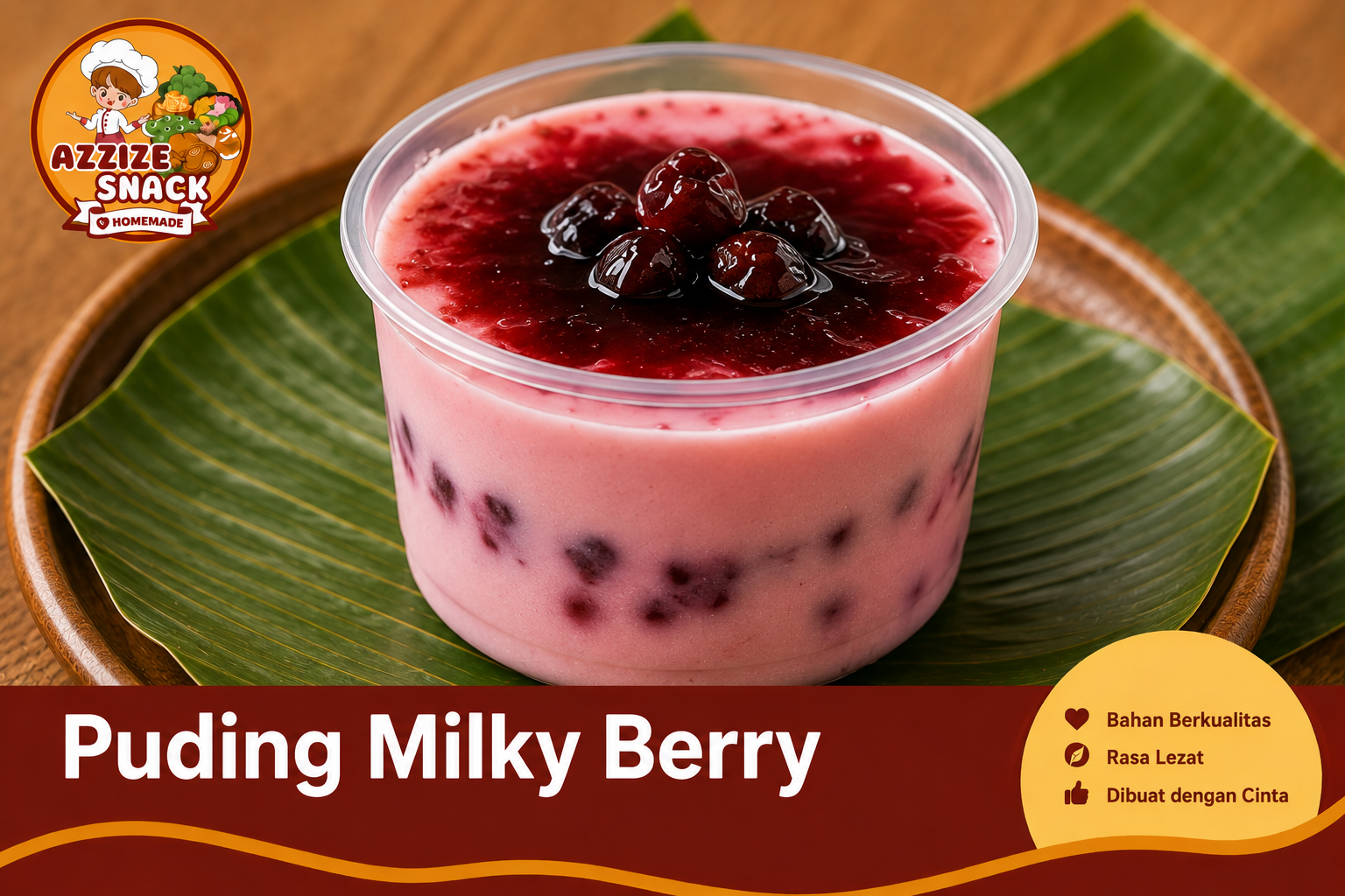 Puding Milky Berry